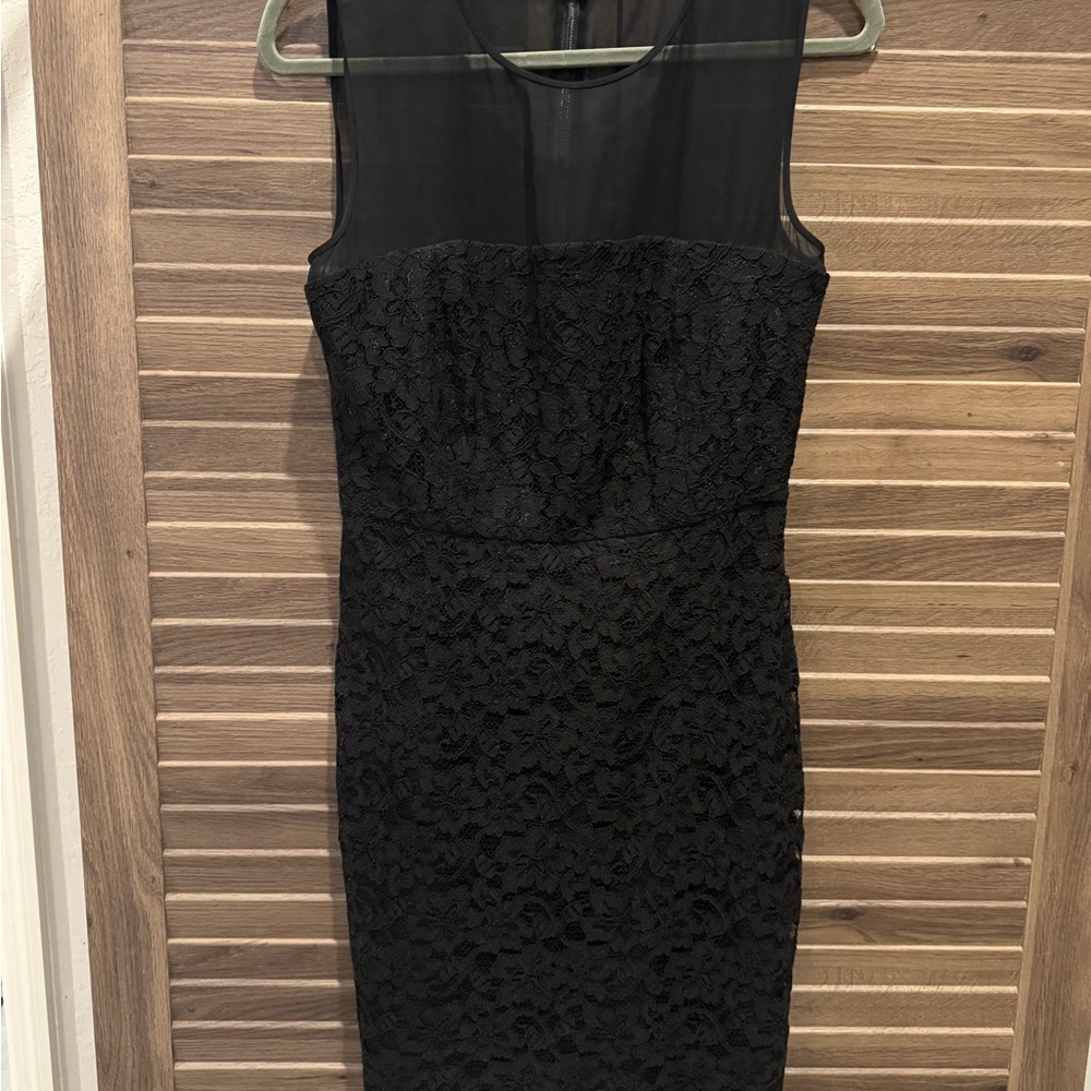 Elegant Black Lace Dress